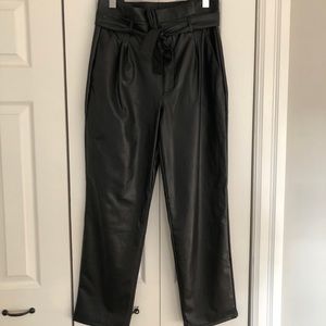 Faux Leather Pants